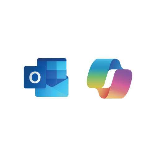 Outlook + Copilot Black Sheep Support Icon