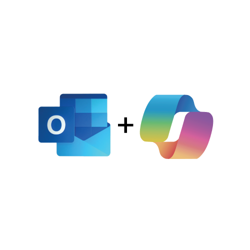Outlook + Copilot Black Sheep Support Icon