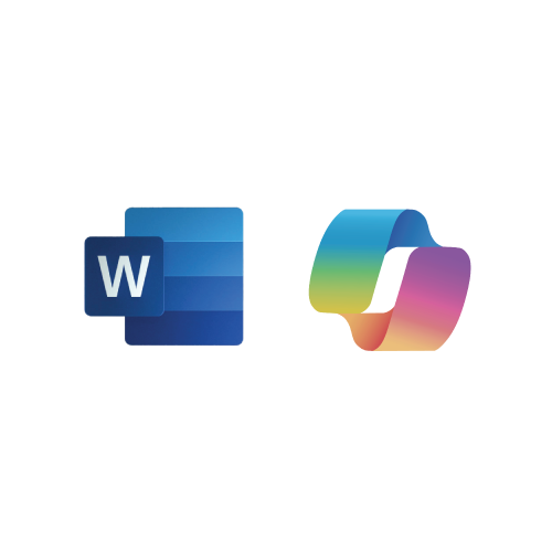 Word + Copilot Black Sheep Support Icon